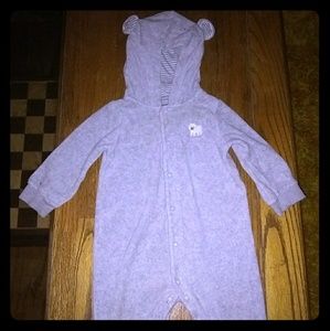 Polar Bear snowsuit size 12 mo
